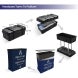 inline 10 ft inline trade show booth design 30 hard case podium