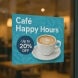 Perforated Window Signs or One Way Vision Signs
