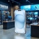 Phone Shaped Exhibit Stand