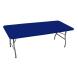 8' Rectangle Table Toppers - Blue