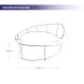 Skytube Double Wave Hanging Banner Standard Frame Size