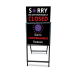 Sorry We are Temporarily Closed Metal Frames
