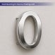 Stainless Steel Letters and Numbers Stud Mounting for Secure Floating Look