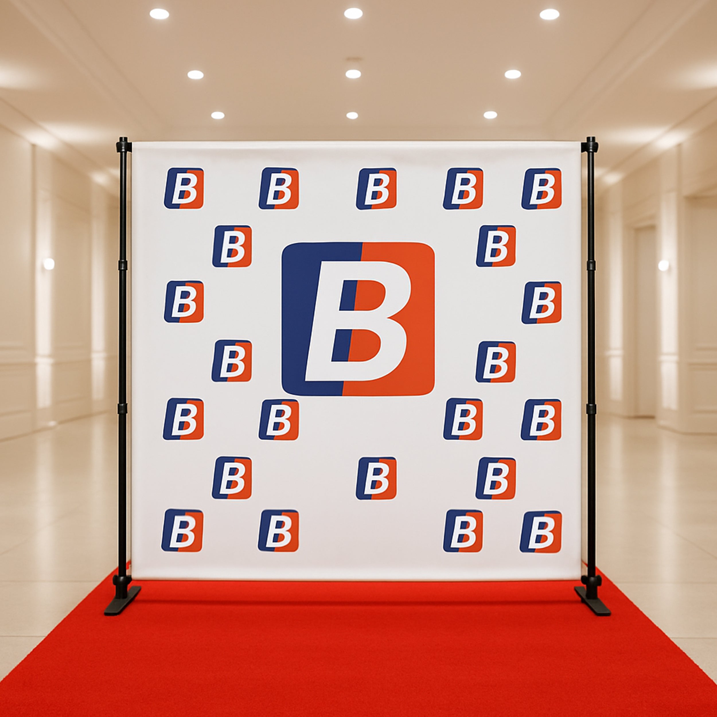 Custom Step And Repeat Logos Photography Backdrop Black Photo Background Personalized Any Size Color Vinyl Photocall Backdrop - UK - View #10